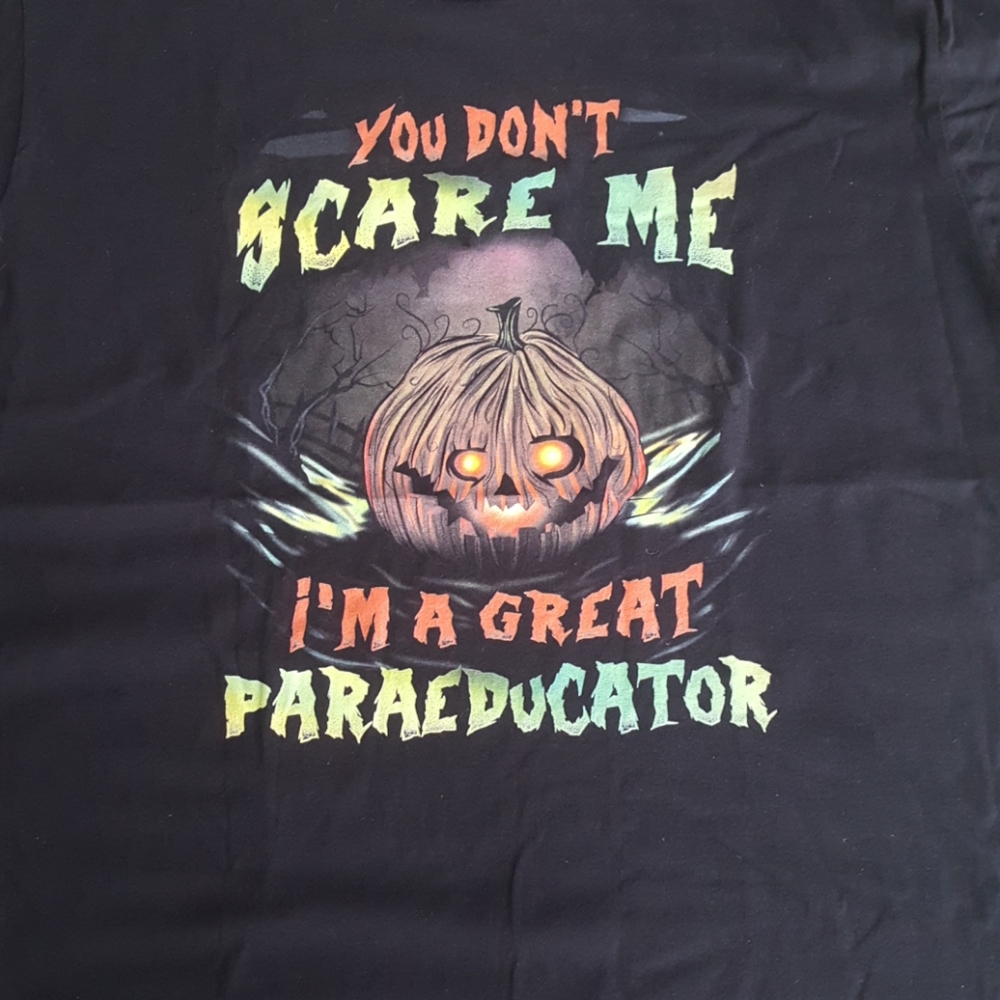 Halloween. Para-educater. T-shirt. Nwt. 2xl